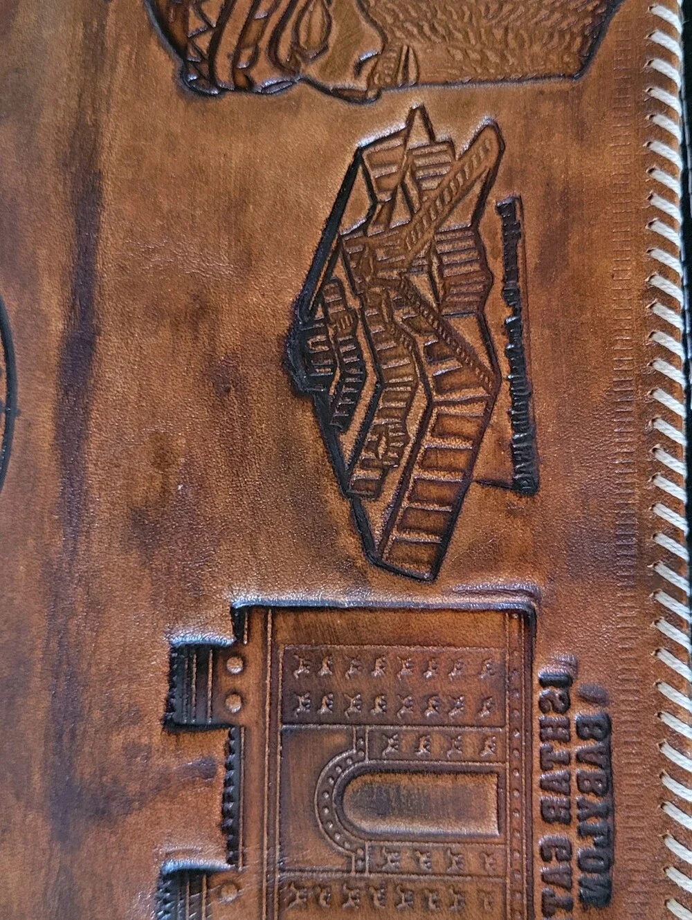 From USA soldier at Embassy in Iraq/Baghdad. brown leather